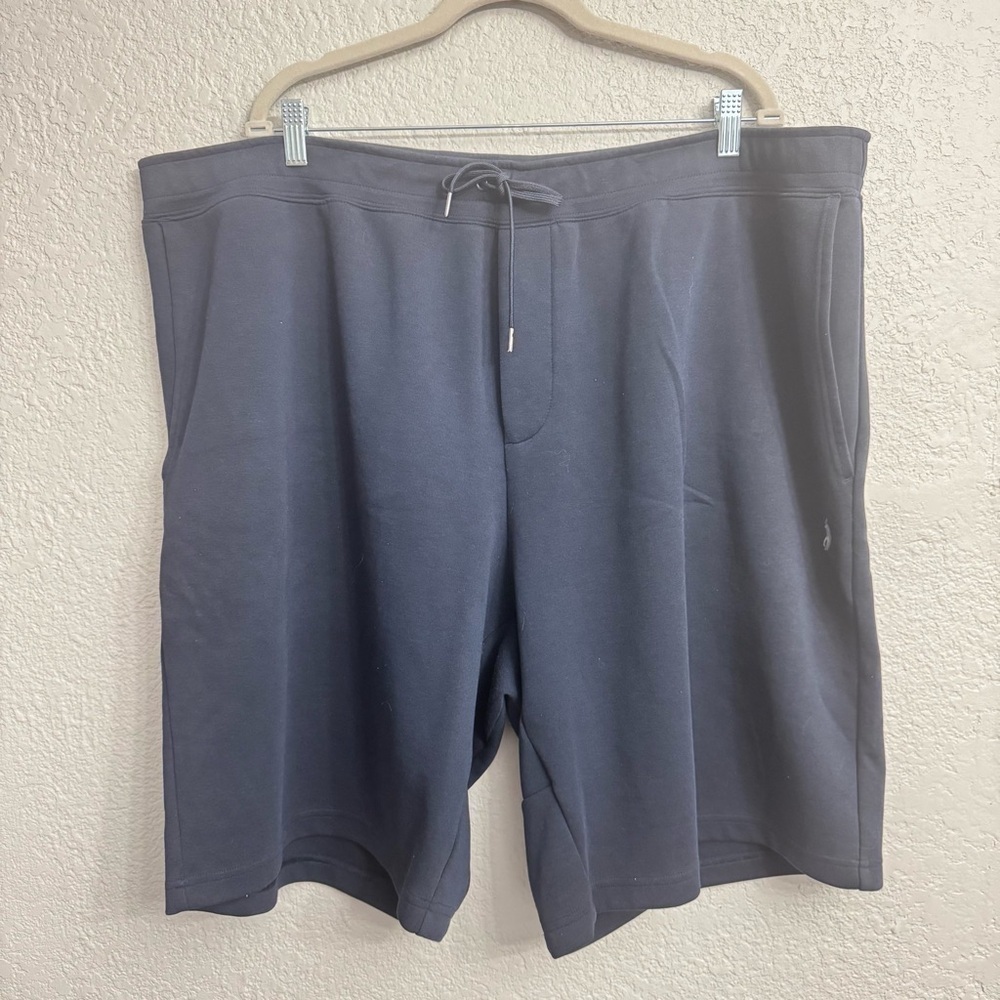 Polo Ralph Lauren 4XB Navy Fleece Shorts Stretch Double Knit